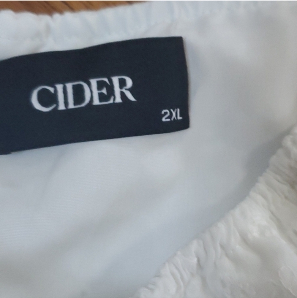 Cider tiered eyelet corset 2XL mini dress - Picture 4 of 7